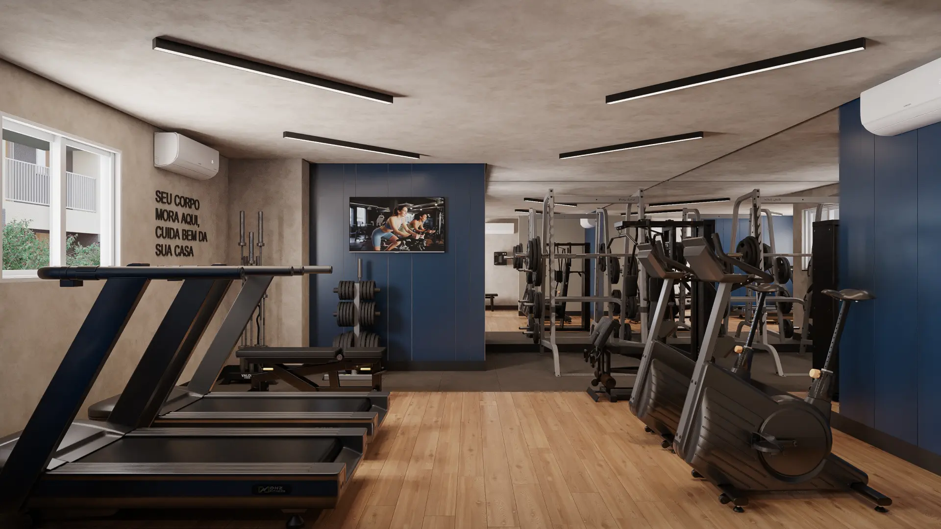 Academia equipada - Singulare Home Riva